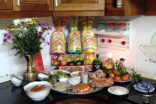 Nhà bếp được sắp xếp thế nào trong lễ cúng ông Táo để tránh cả năm xui xẻo