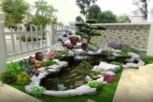 Phong thủy hồ cá trước nhà đặt sao cho tụ tài tránh đại kỵ