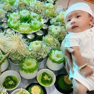 Tìm hiểu phong tục cúng đầy tháng chuẩn truyền thống 
