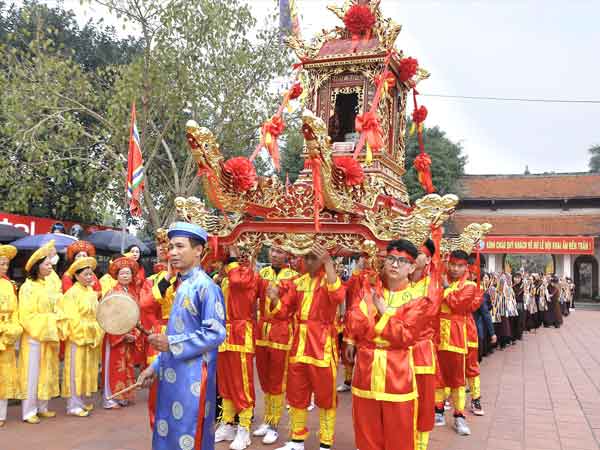 Các nghi lễ chính trong Lễ hội khai ấn đền Trần Nam Định