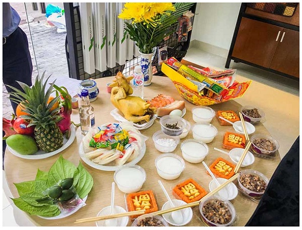 Mâm lễ cúng sửa nhà
