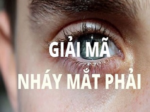 Nháy mắt phải Nam là điềm gì