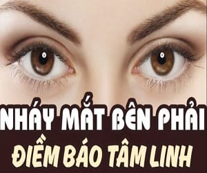 Nháy mắt phải nữ theo giờ