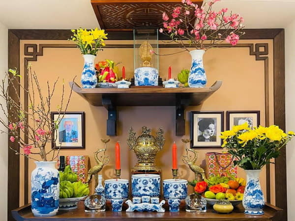Vật phẩm phong thủy có trên bàn thờ