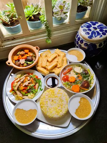 Mâm Cơm Chay Cúng Rằm Mâm Cơm Chay Cúng Rằm