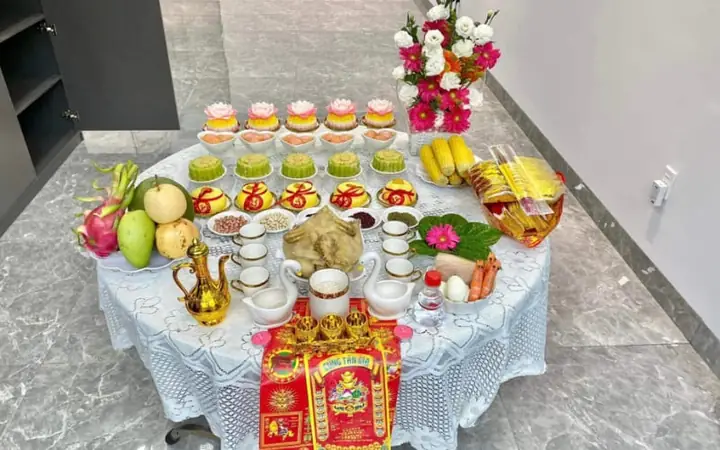 Mâm Cúng Tân Gia