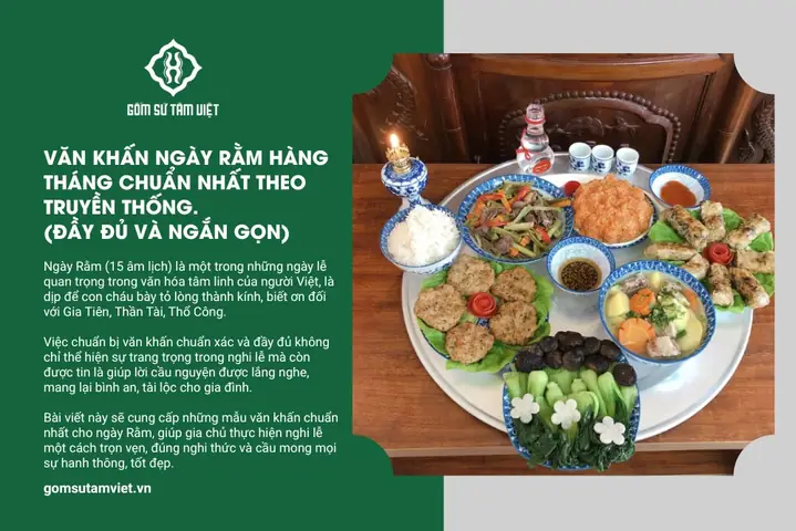 Văn Khấn Nôm Ngày Rằm Hàng Tháng Văn Khấn Nôm Ngày Rằm Hàng Tháng