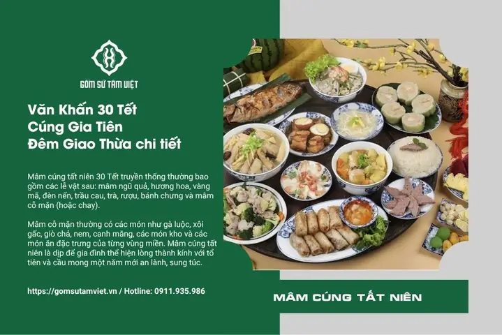 Văn Khấn Trong Nhà 30 Tết