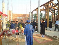 Văn khấn Lễ gác Đòn Dông
