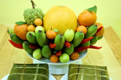 mâm ngũ quả miền bắc ngày tết