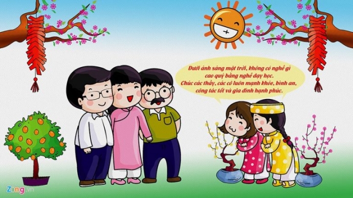 Những lời chúc Tết hay và ý nghĩa nhất dành tặng thầy cô